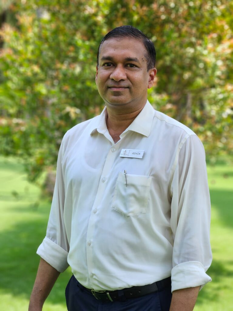 General Manager Ashok Sukumaran